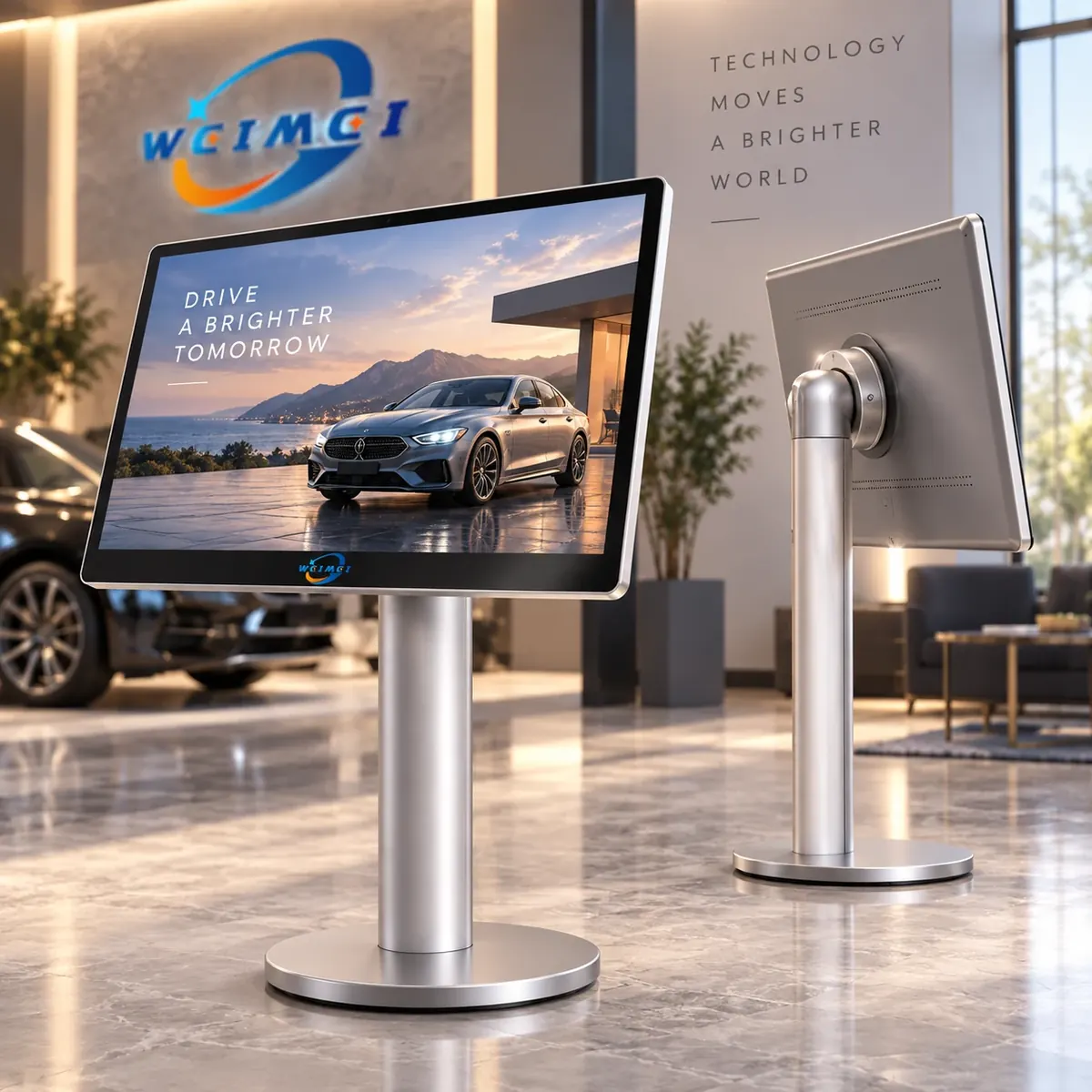 Rotatable Floor Standing Kiosk · WCIMCI