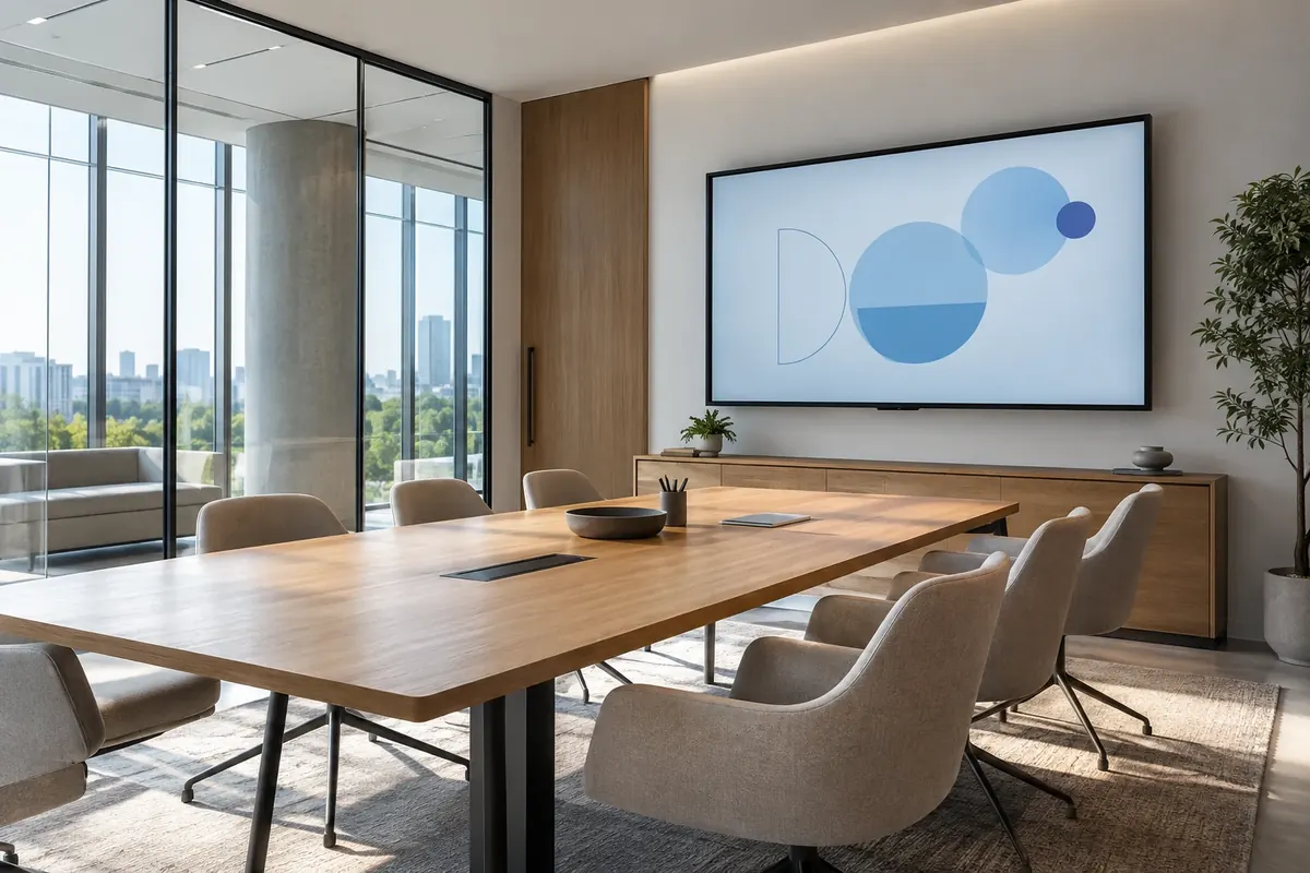 Interactive meeting room application concept