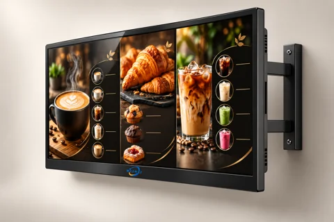 4K Android Menu Board Coffee — 3