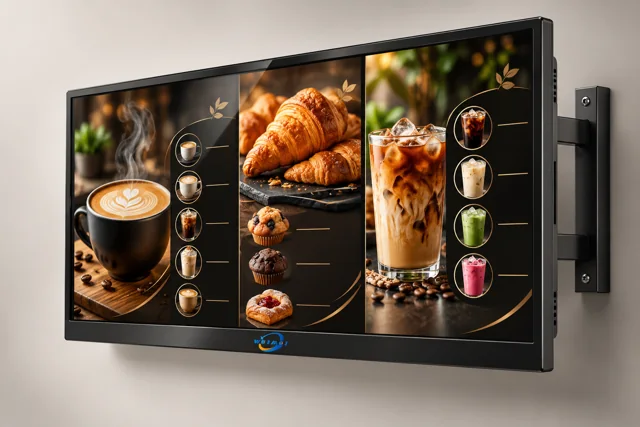4K Android Menu Board Coffee