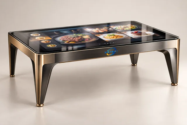 Digital Interactive Restaurant Table Display