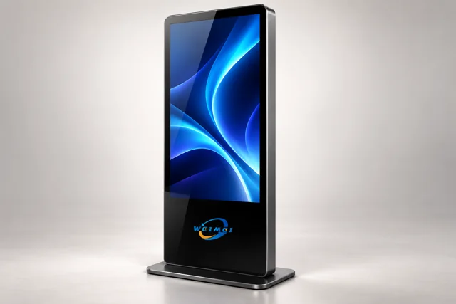 Free Standing Touch Screen Digital Display Totem