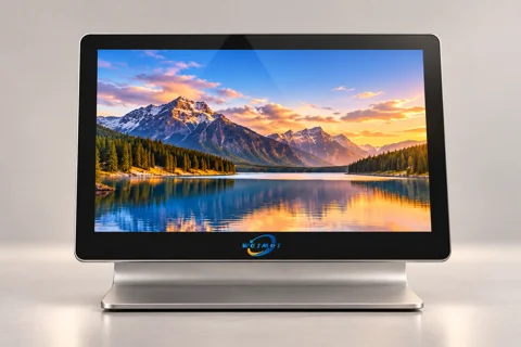 L-Shape Desktop Digital Signage Display Screen — 2
