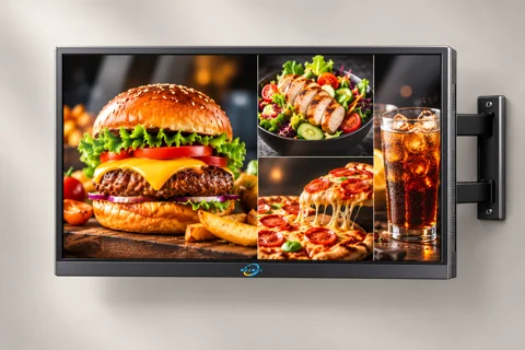 Izvēles skāriena sienas montēšanas LCD digitālā reklāma — 2