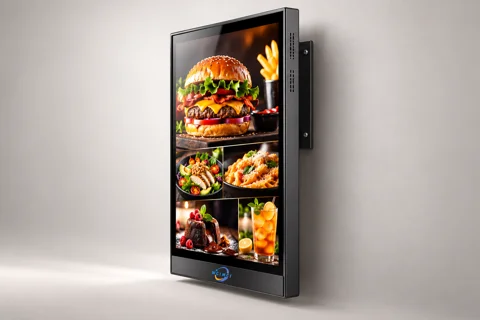Vertikālais ēdienkārta LCD panelis — 3