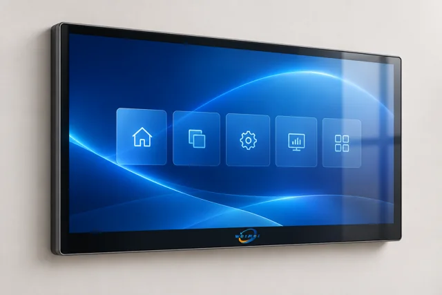 Wall Mounted Display Touch Screen