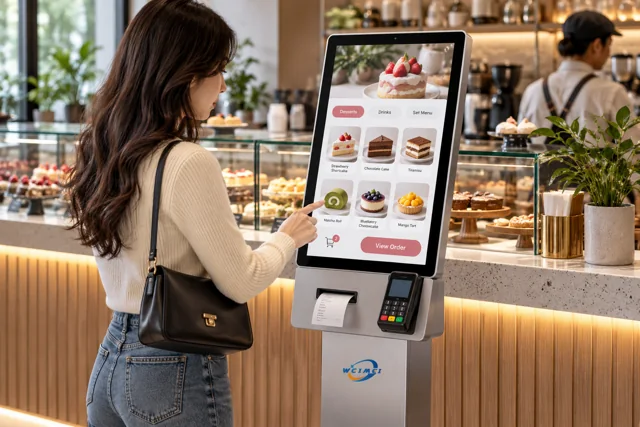 21.5 Inch Self Service Payment Kiosk Lcd Touch Screen