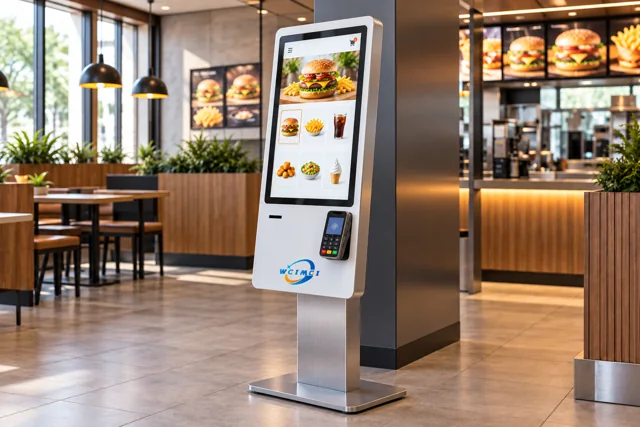 21.5" Self Ordering Kiosk Totem Fast Food — 3