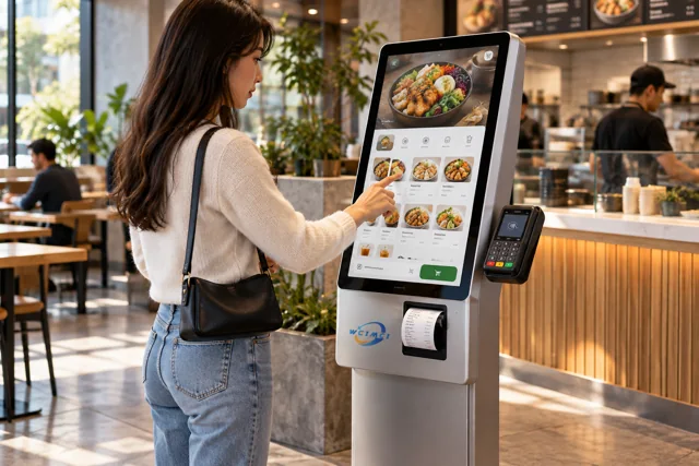 Payment Kiosk Touch Screen Self Service Ordering