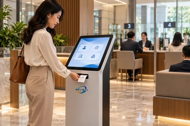 Queue Management System Digital Kiosk