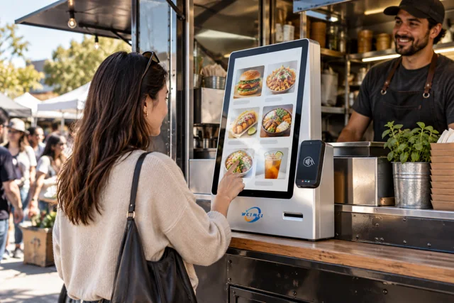 Self Ordering Kiosk For Food Trucks