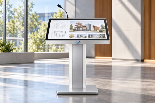 Interactive LCD Digital Display Podium — 2