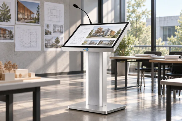 Interactive LCD Digital Display Podium — 3