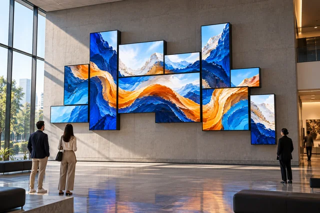 Abnormal Shape LCD Video Wall