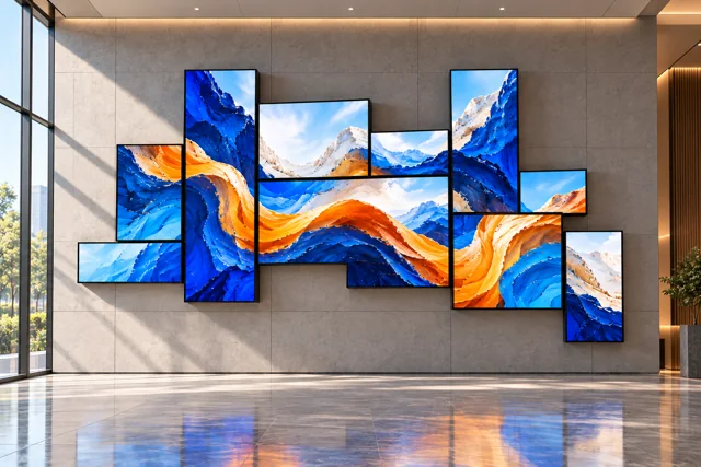 Abnormal Shape LCD Video Wall — 2