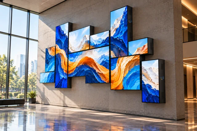 Abnormal Shape LCD Video Wall — 3