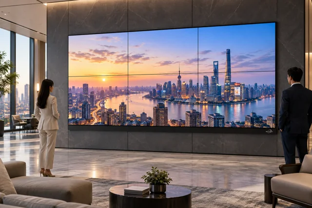 Seamless LCD Digital Signage Video Wall