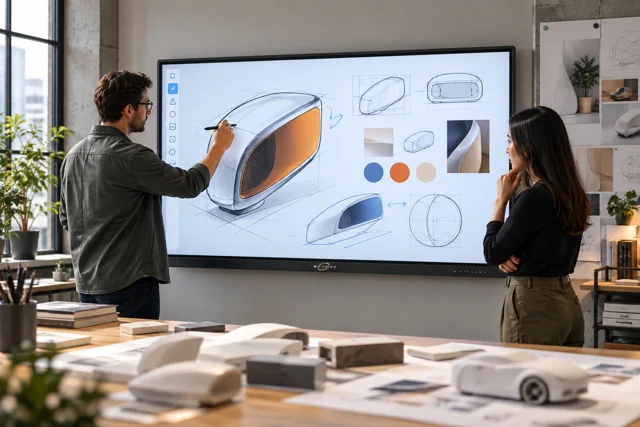 75 Inch Smart Interactive Whiteboard