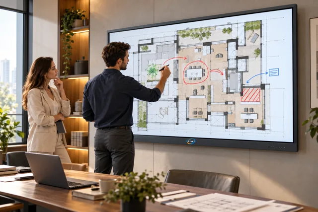 98inch Smart Interactive Board 4k Hd Touch Screen