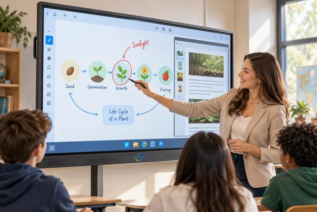 All In One Pc Smart Board In Classroom