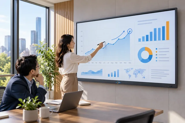 Anti-Glare Interactive Display Board Price