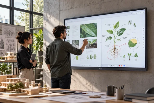 Dual System 4K Interactive Message Board