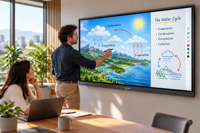 Dual System Interactive Panel Display