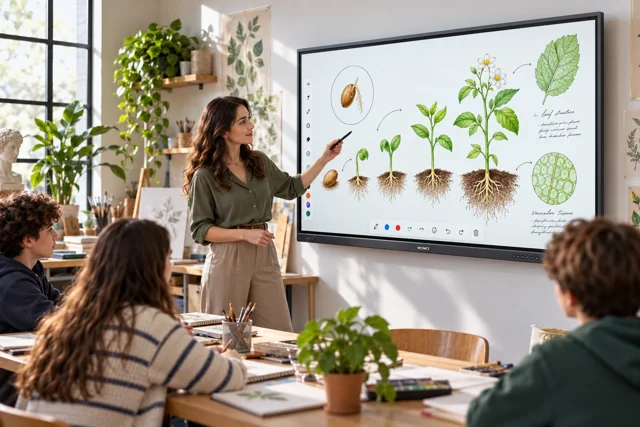 Interactive Electronic Whiteboard 65 Inch For School