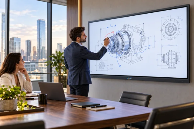 Professional Interactive Whiteboard Display