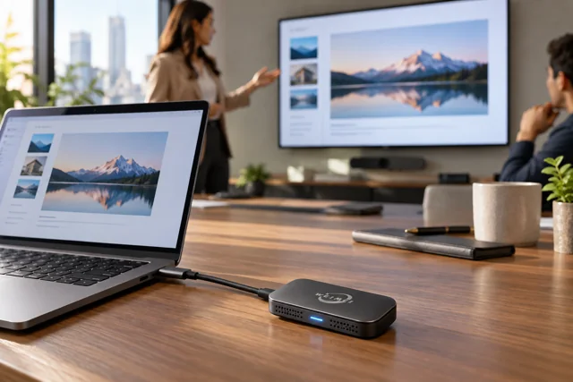 Type C Wireless Hdmi Wifi Dongle HDT4 For Monitor