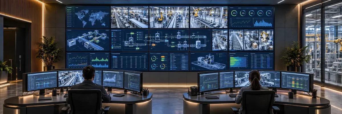 Multi-screen Control Room